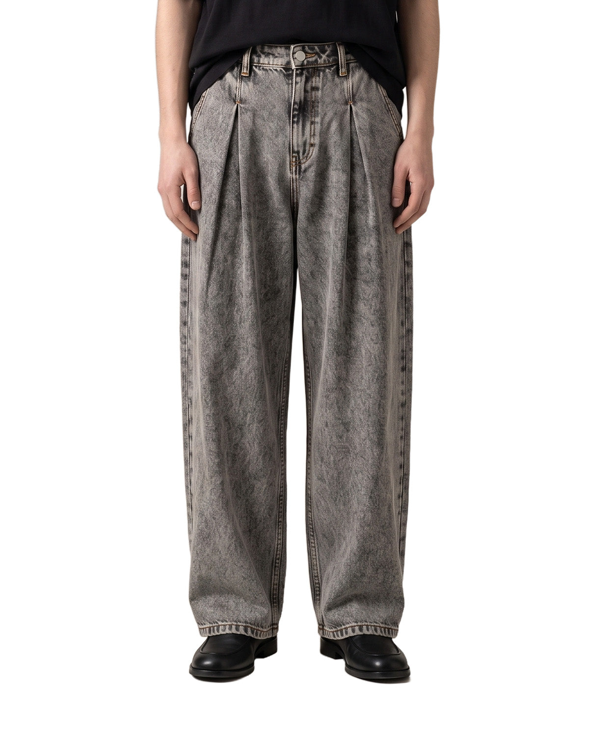 Grey Baggy Denim